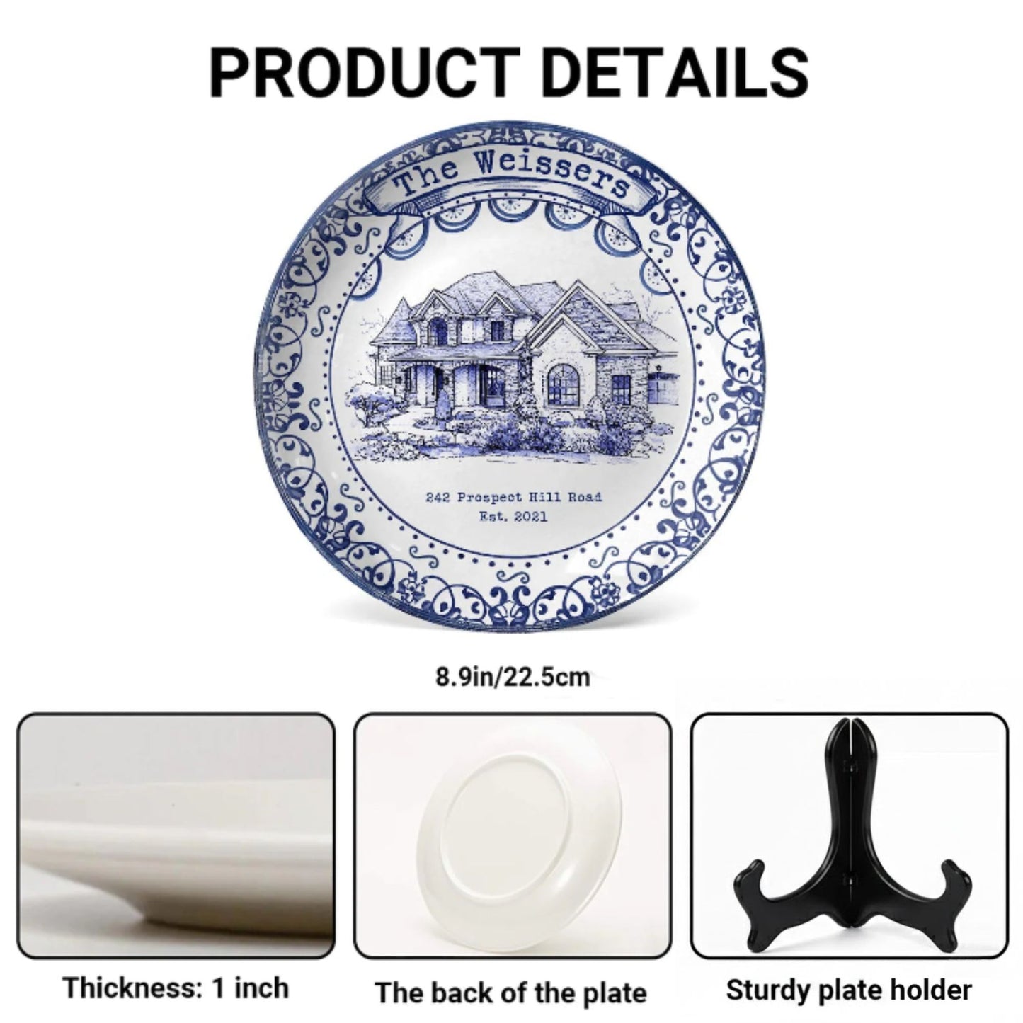 Personalized House Plate Decorative P618RLI0