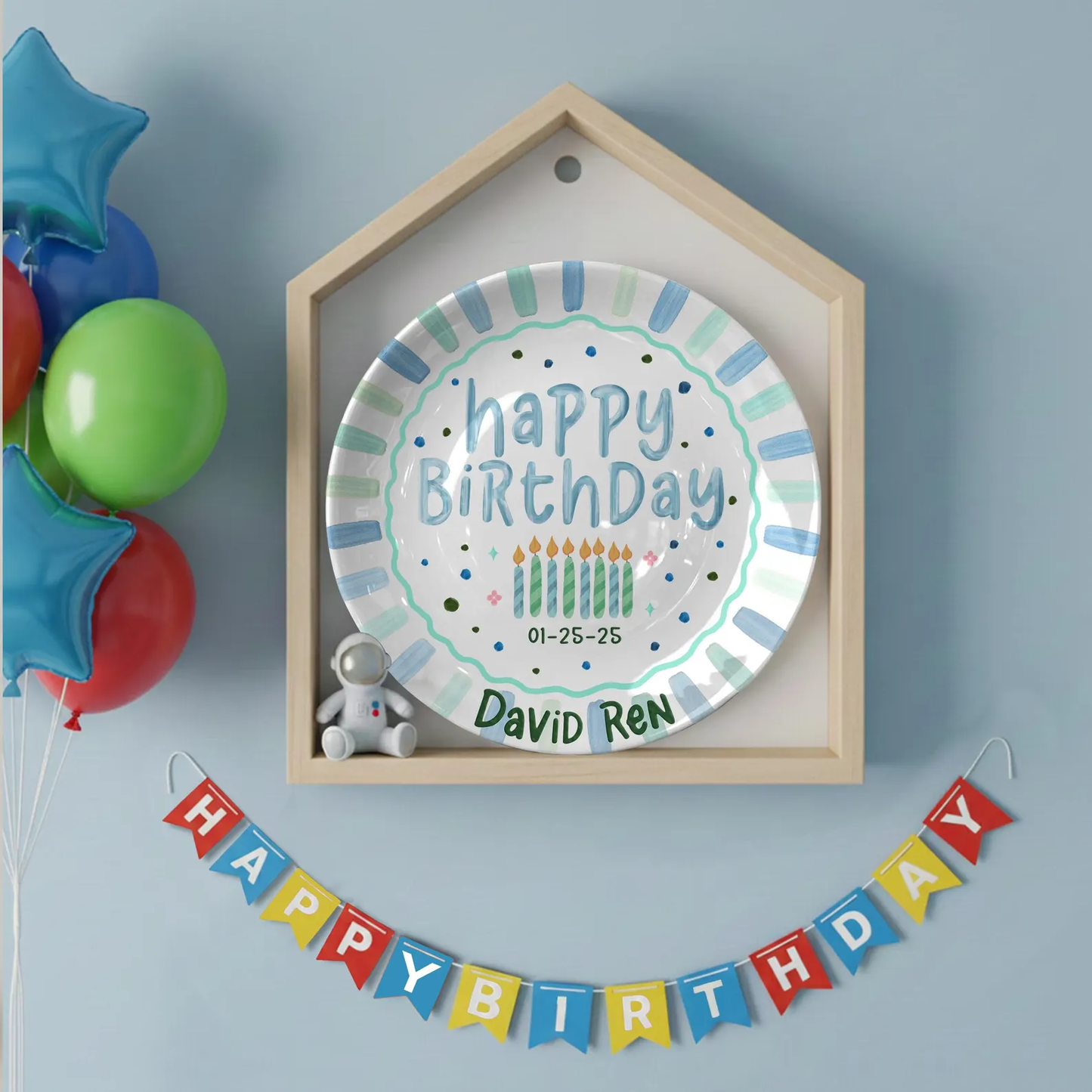 Personalized Birthday Plate Gift P226VX0