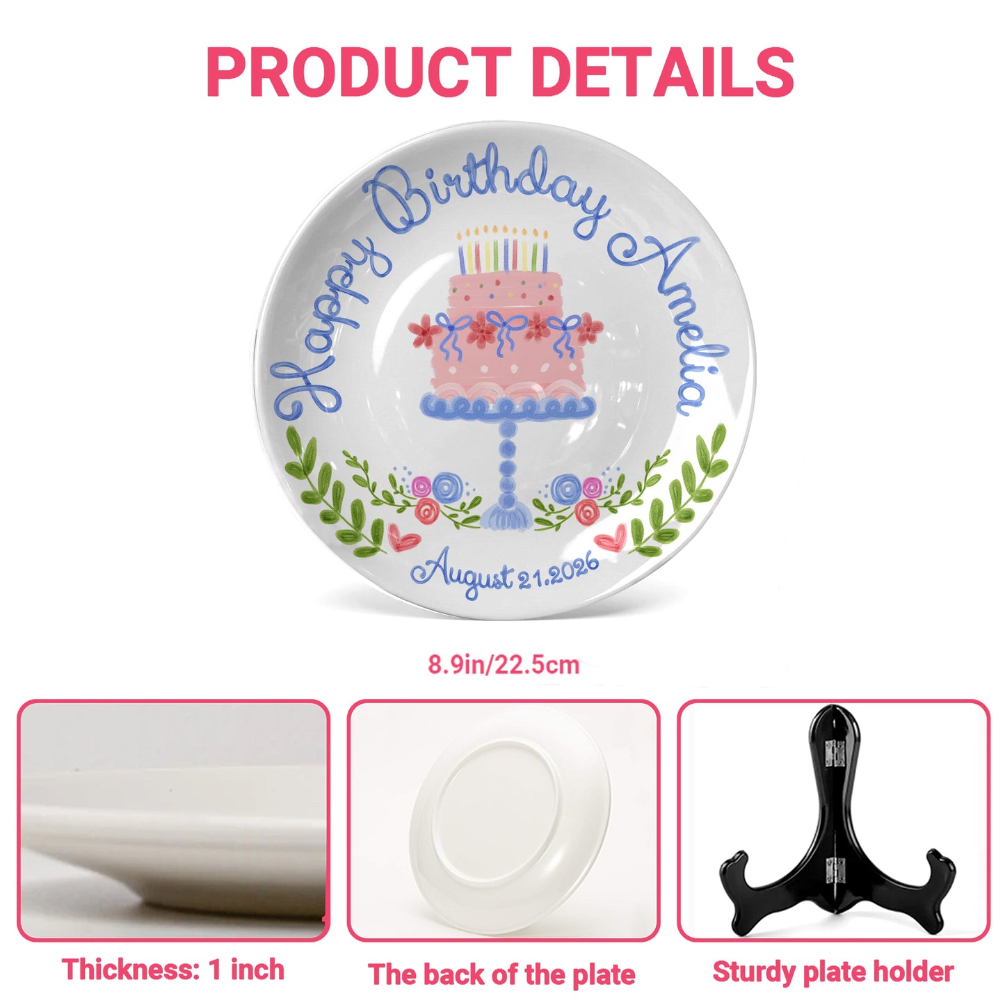 Personalized Birthday Plate Gift P3261XR0