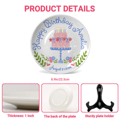 Personalized Birthday Plate Gift P3261XR0