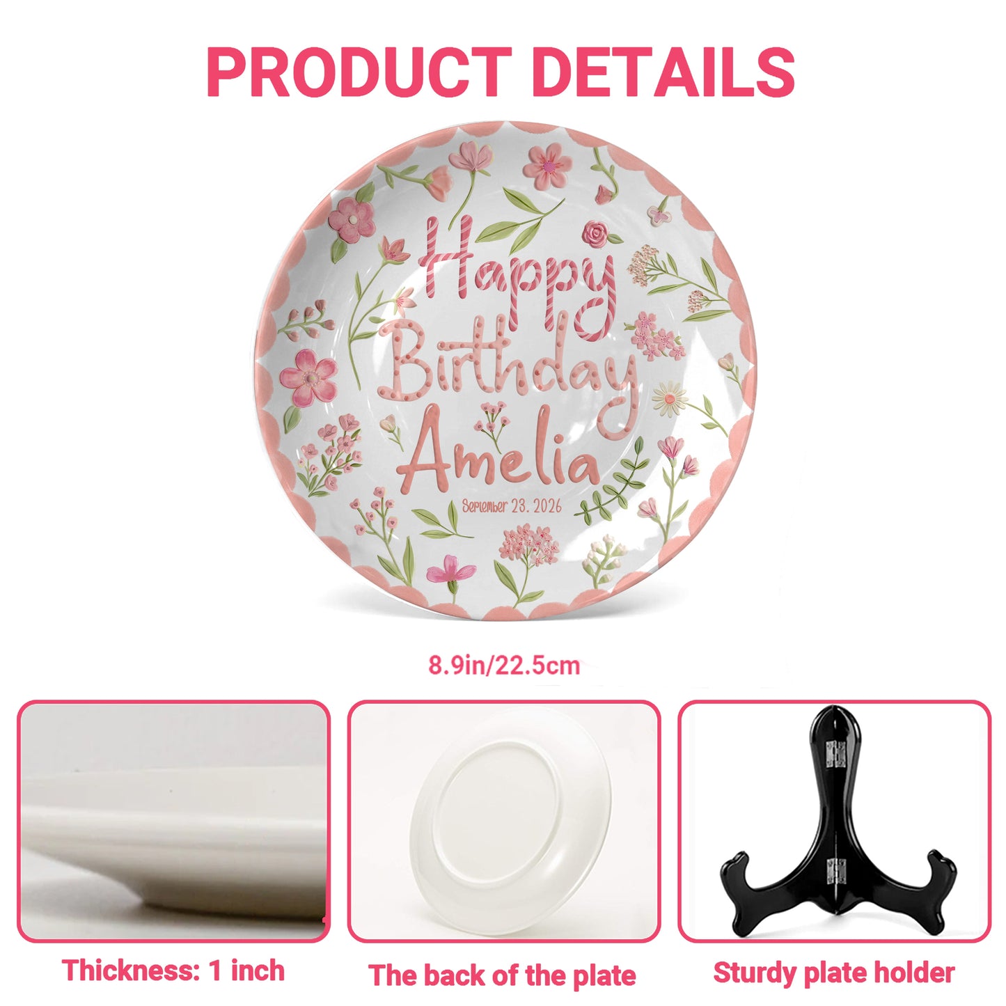 Personalized Birthday Plate Gift P3147CQ0