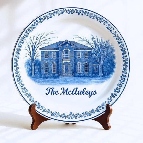 Personalized House Plate Decorative 113OW80