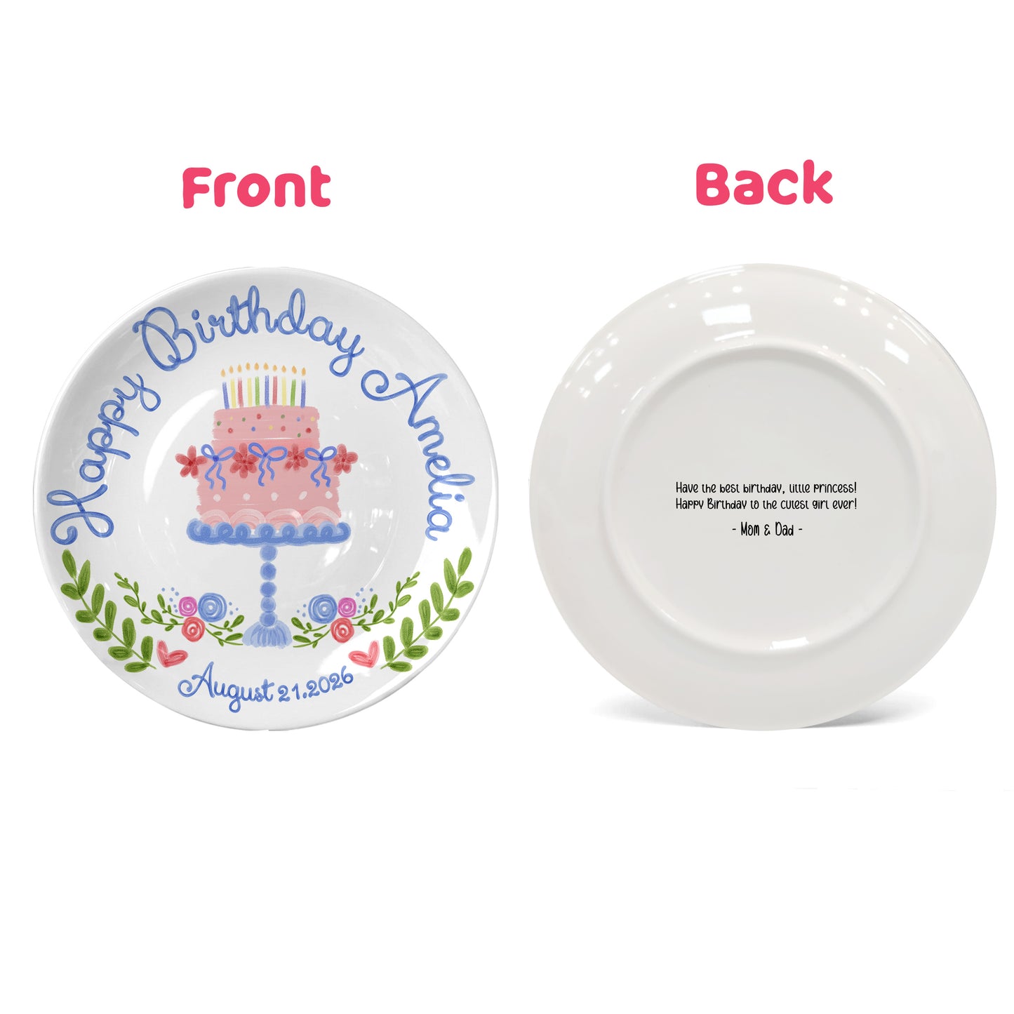 Personalized Birthday Plate Gift P3261XR0