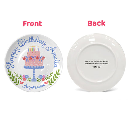 Personalized Birthday Plate Gift P3261XR0
