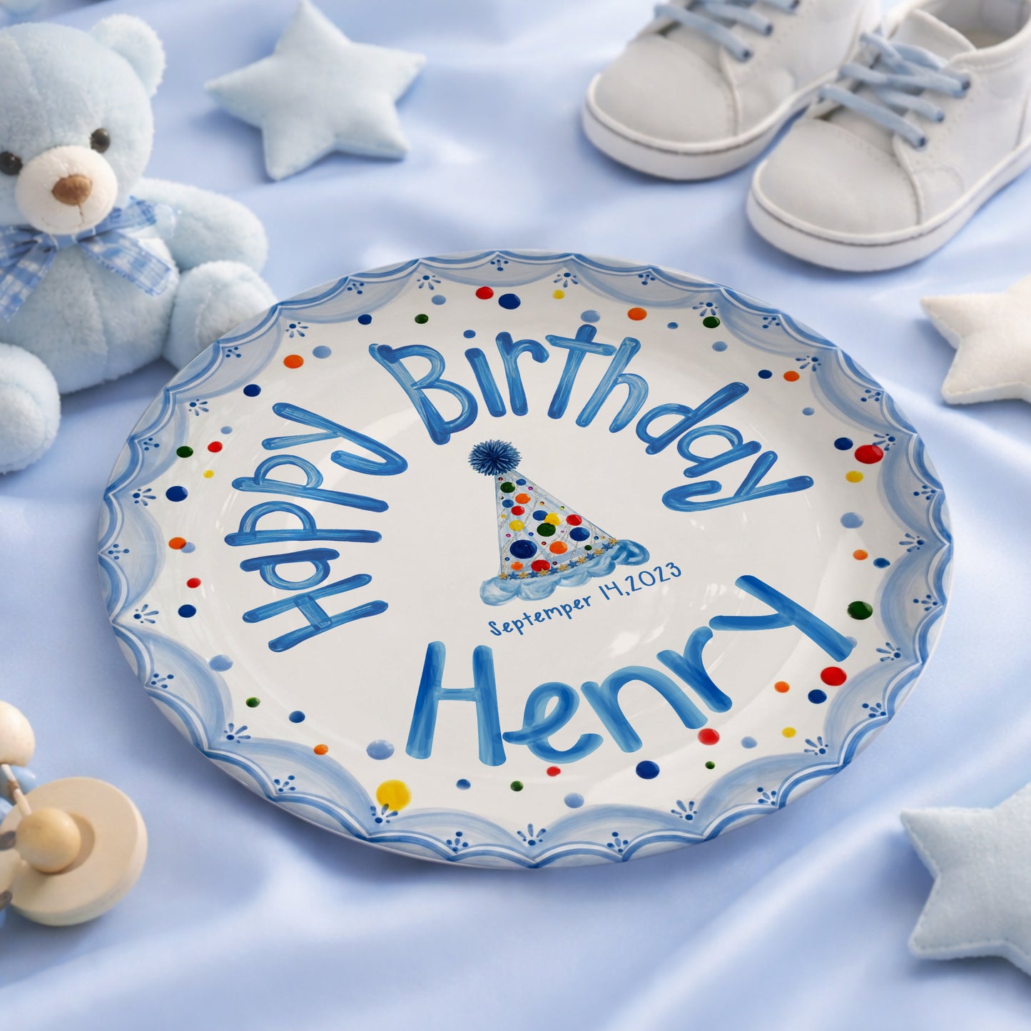 Personalized Birthday Plate Gift P423X2X0