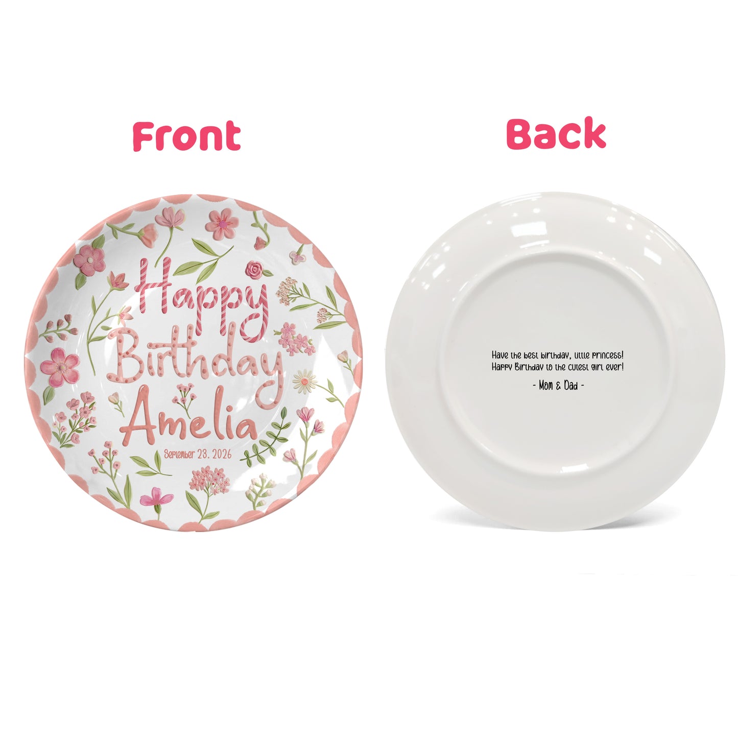 Personalized Birthday Plate Gift P3147CQ0
