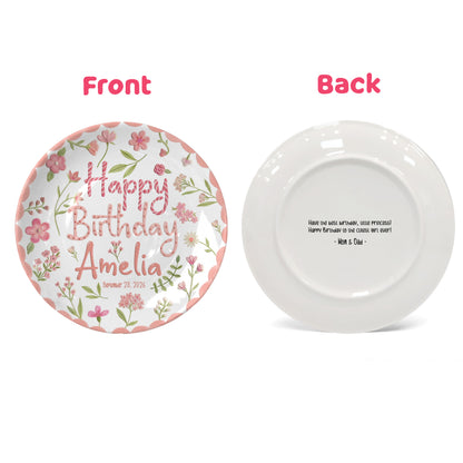 Personalized Birthday Plate Gift P3147CQ0
