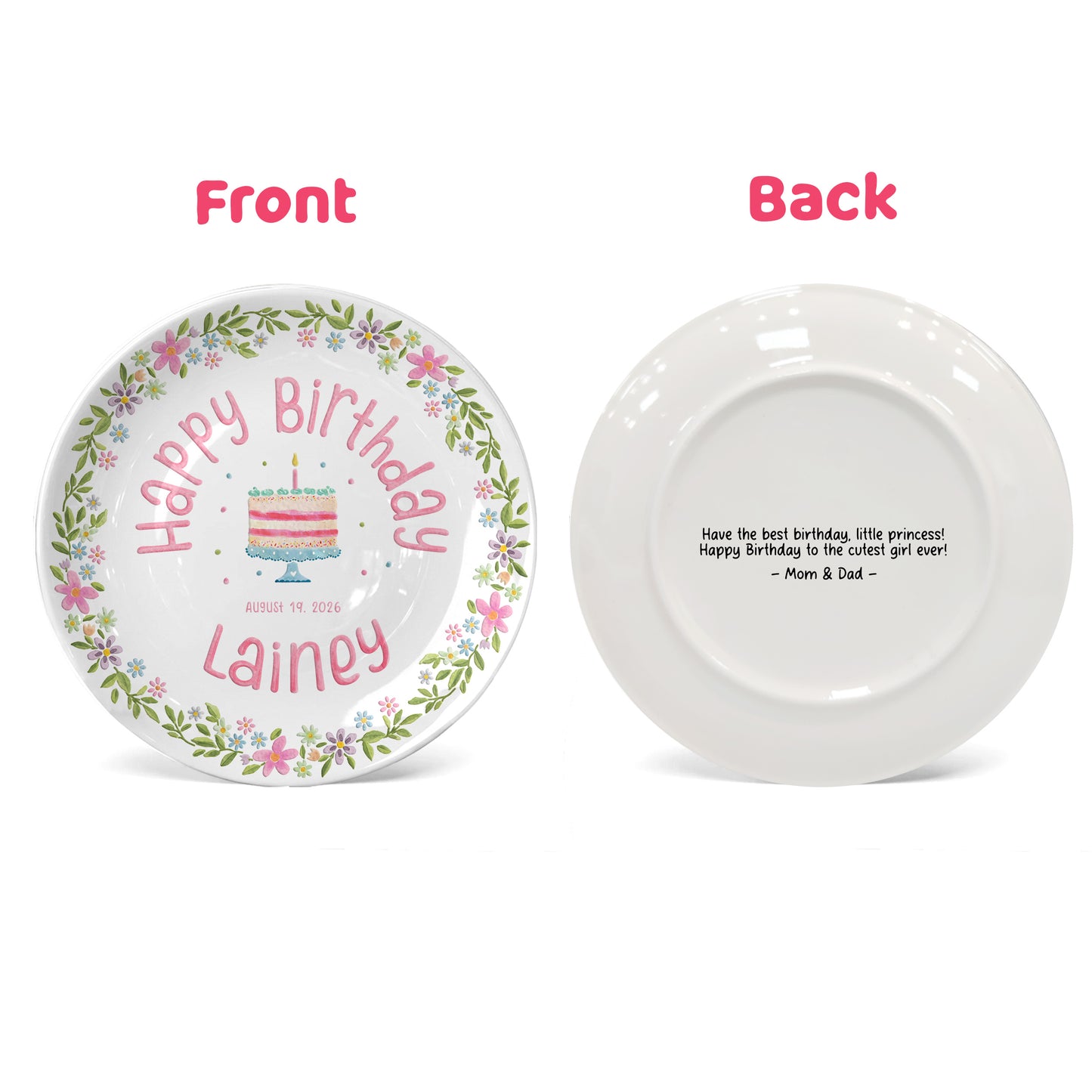 Personalized Birthday Plate Gift P311NNF0