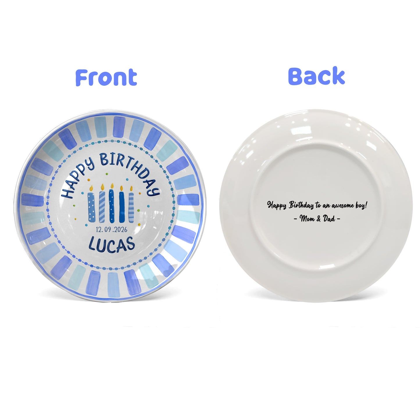 Personalized Birthday Plate Gift P39Z5J0