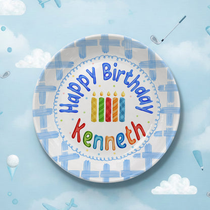 Personalized Birthday Plate Gift P228AM00