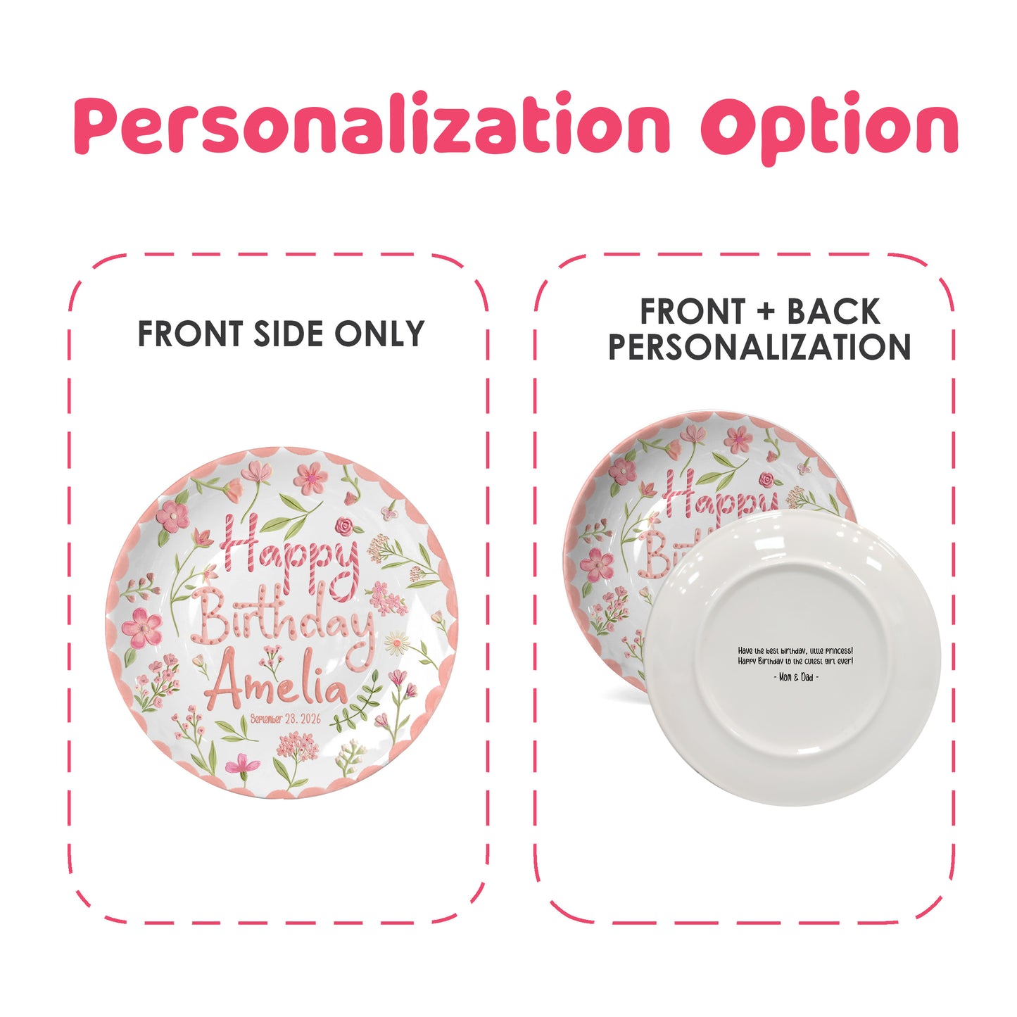 Personalized Birthday Plate Gift P3147CQ0