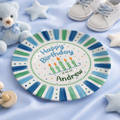 Personalized Birthday Plate Gift P412K3D0