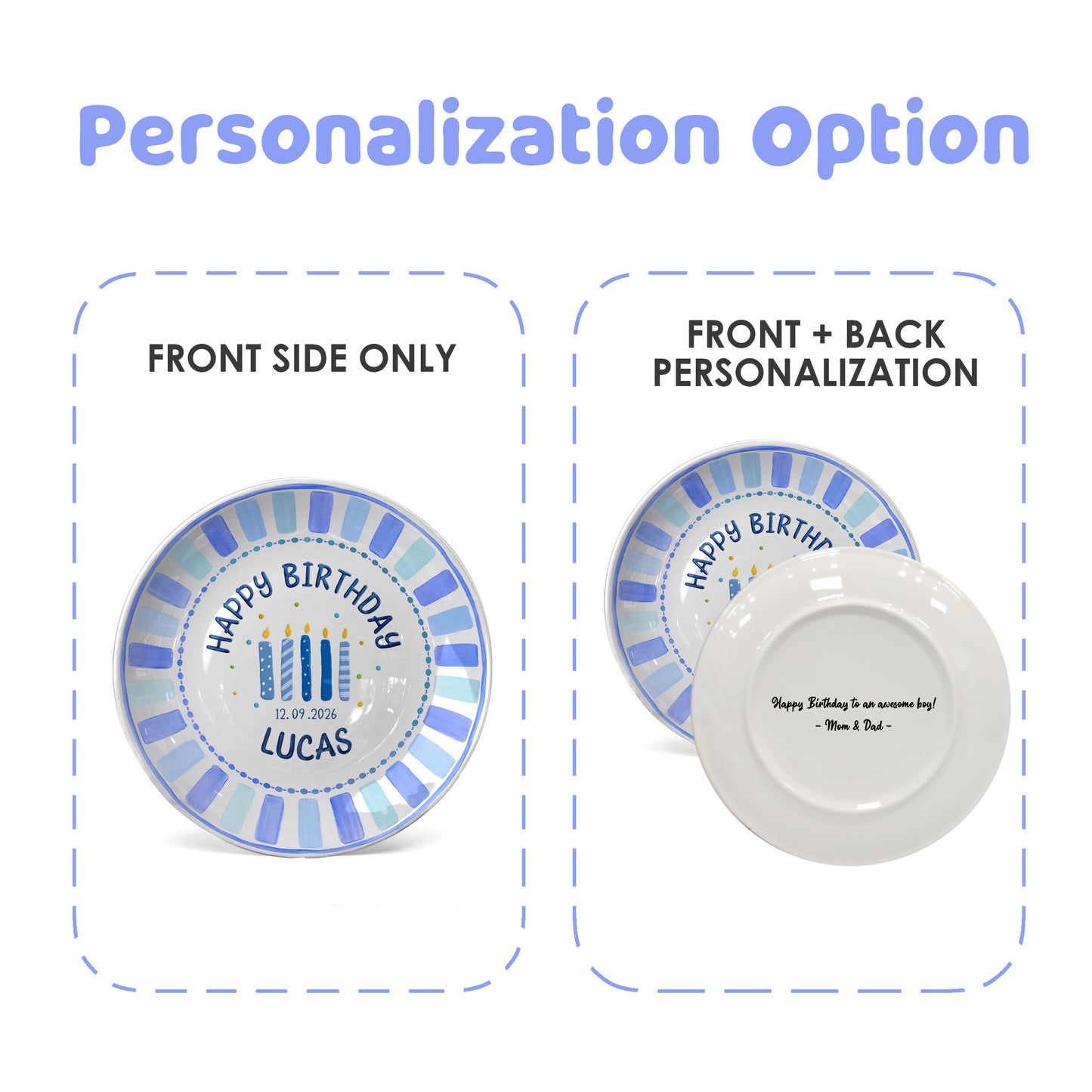Personalized Birthday Plate Gift P39Z5J0