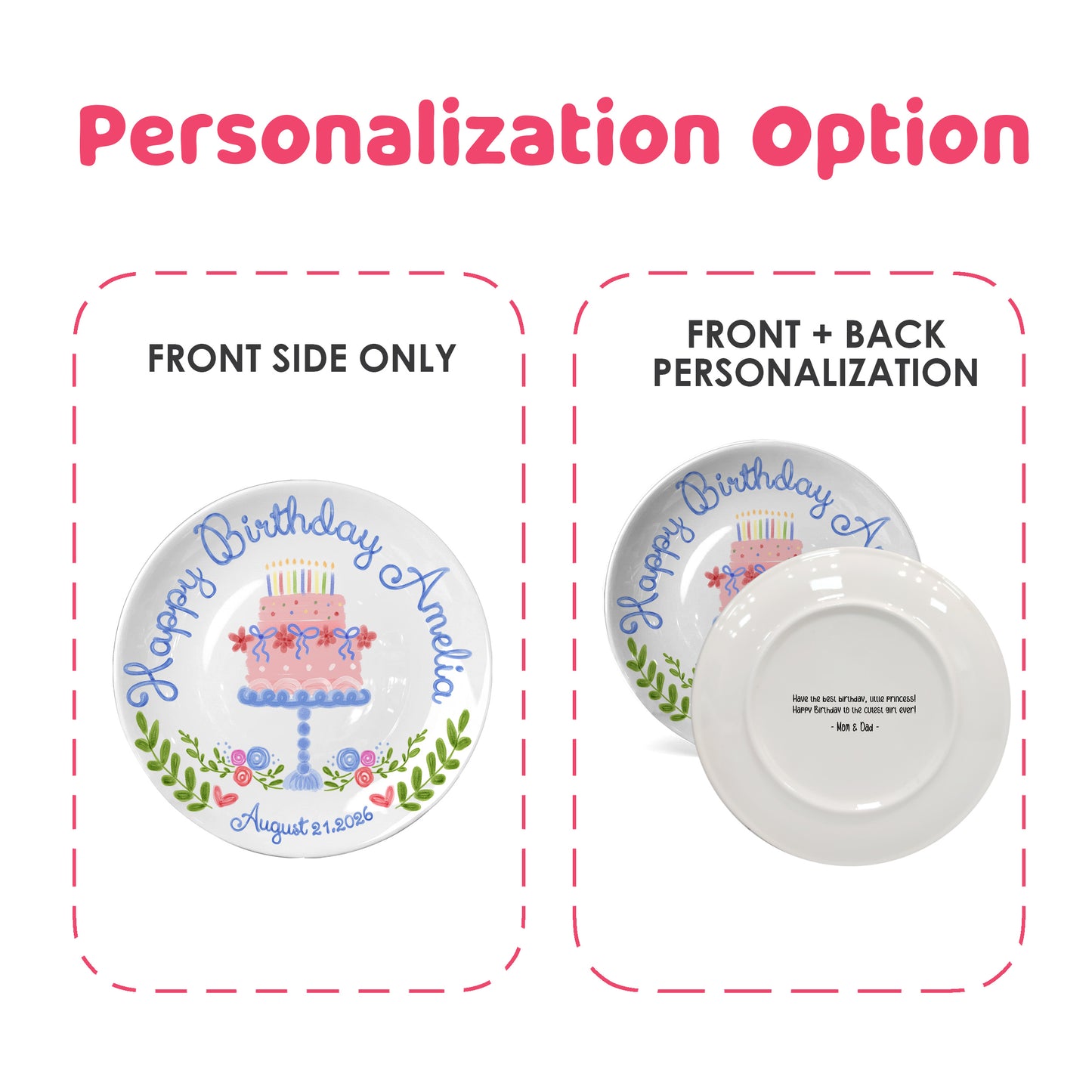 Personalized Birthday Plate Gift P3261XR0