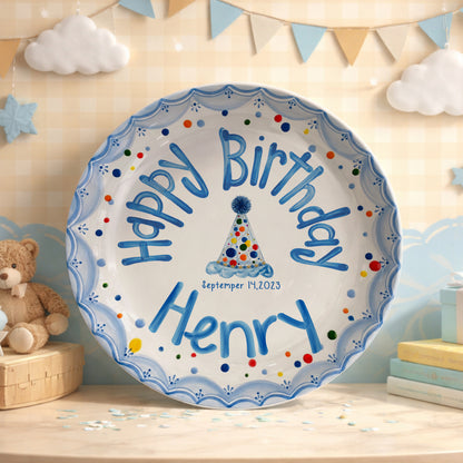 Personalized Birthday Plate Gift P423X2X0