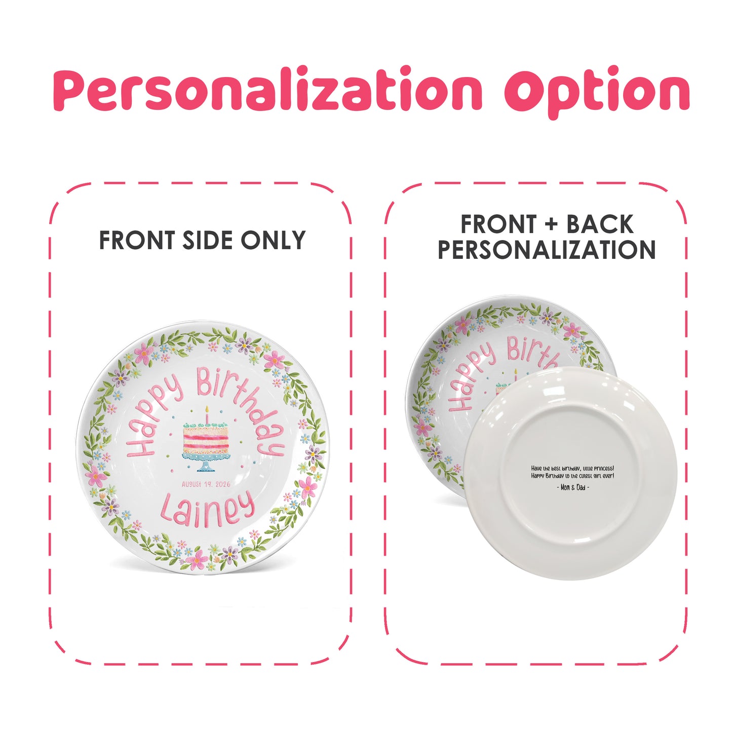 Personalized Birthday Plate Gift P311NNF0