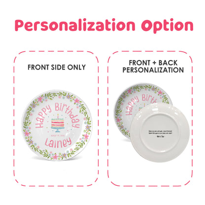 Personalized Birthday Plate Gift P311NNF0