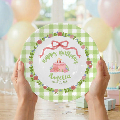 Personalized Birthday Plate Gift P16YEE0
