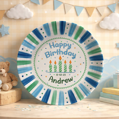 Personalized Birthday Plate Gift P412K3D0