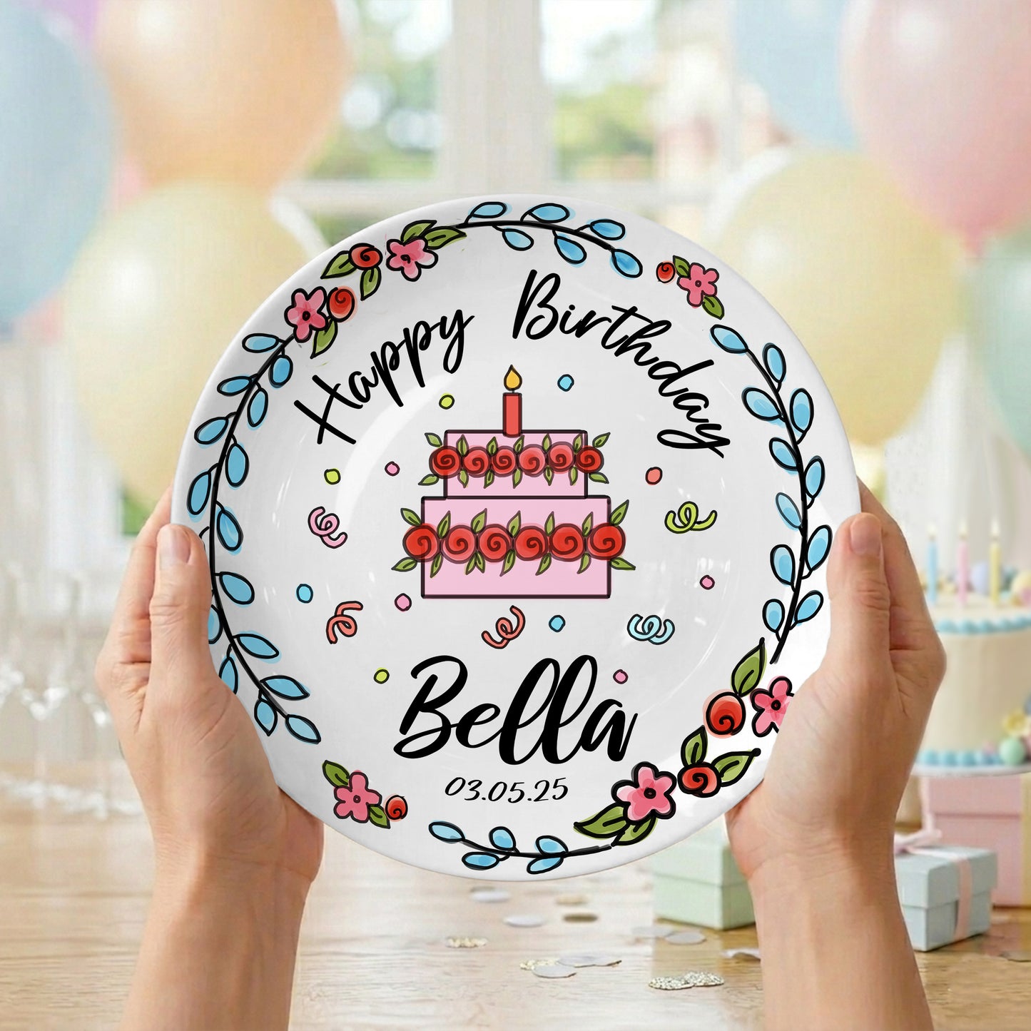 Personalized Birthday Plate Gift P85FRS0
