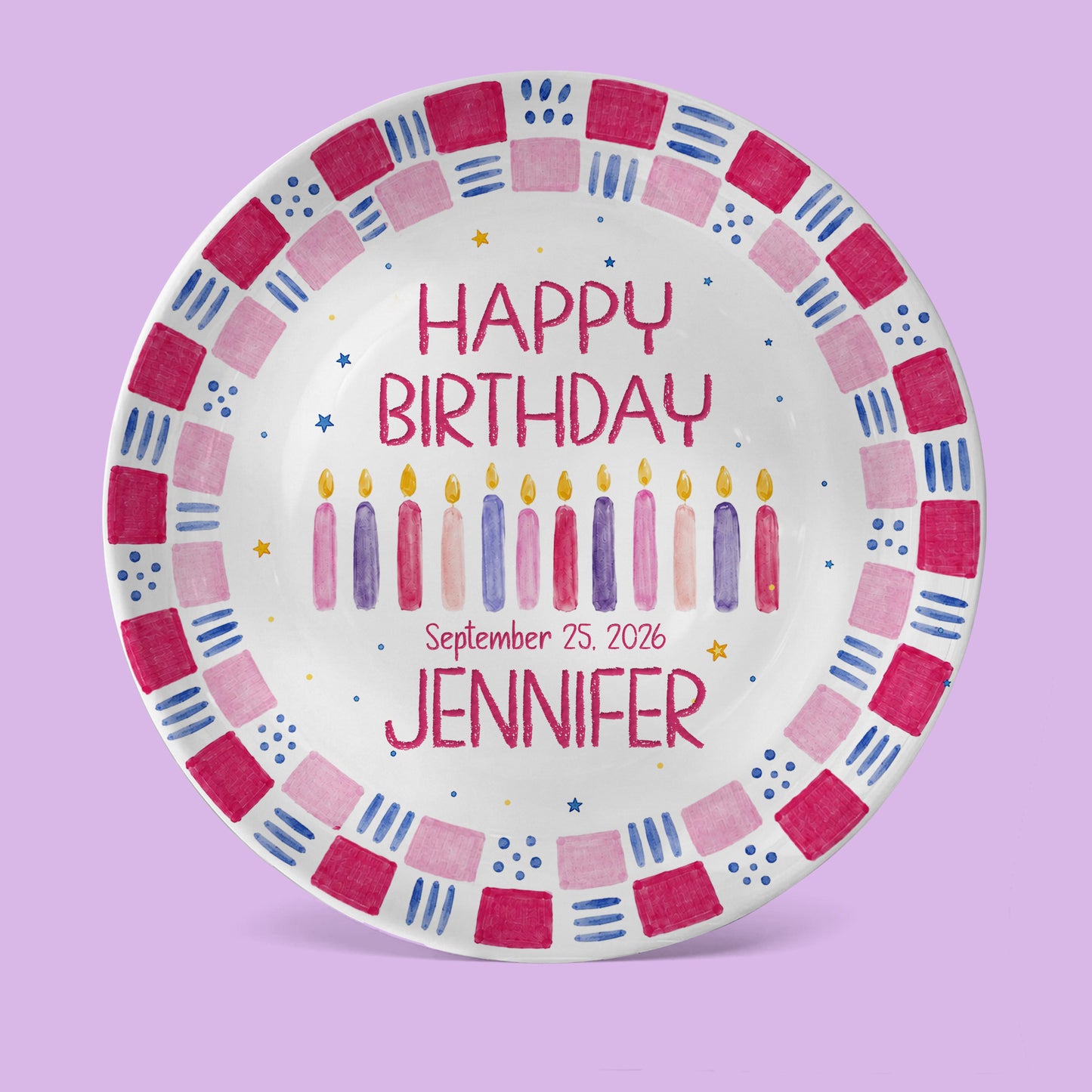 Grandchild Birthday Keepsake Personalized Birthday Plate P626EN4TT