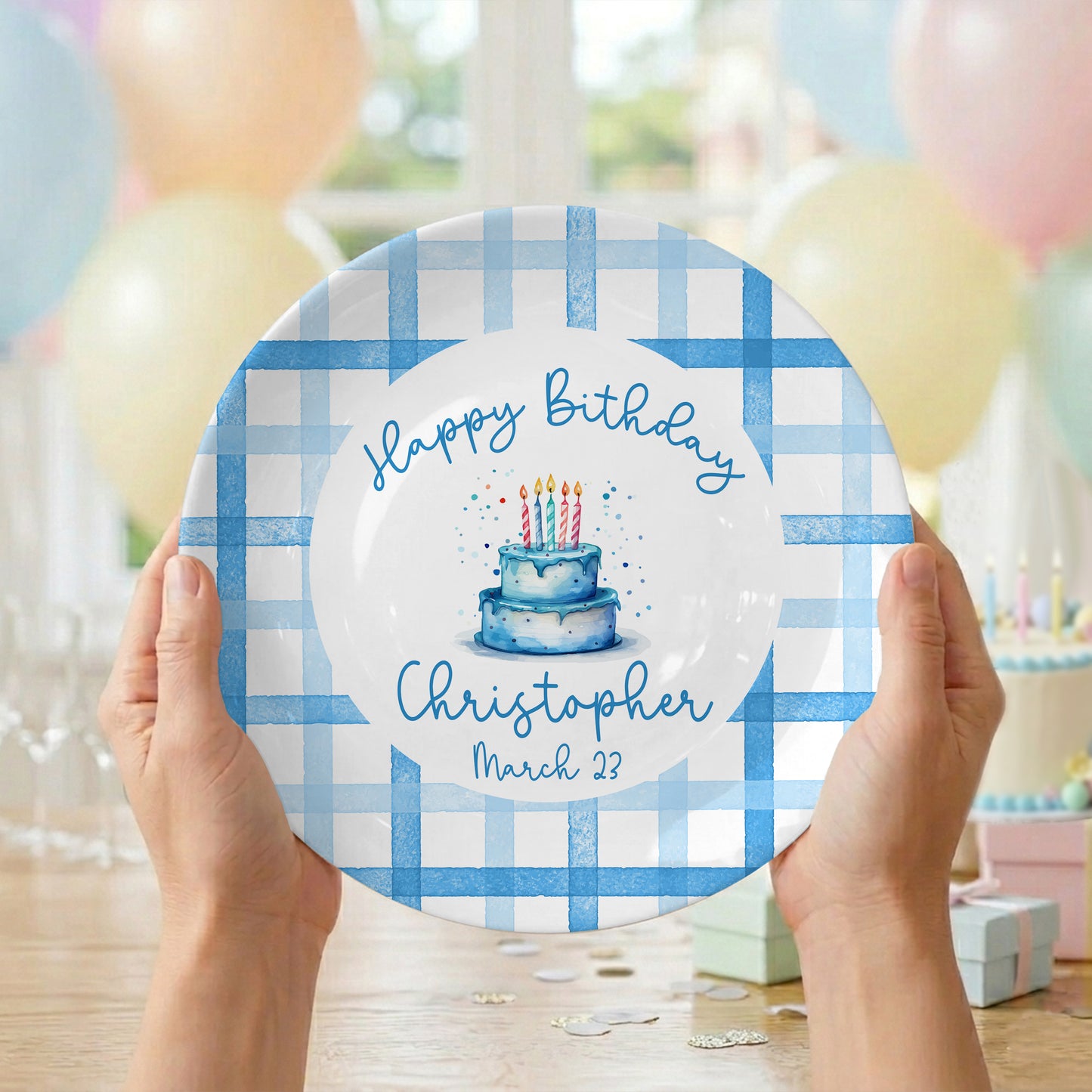 Personalized Birthday Plate Gift P92ILP0