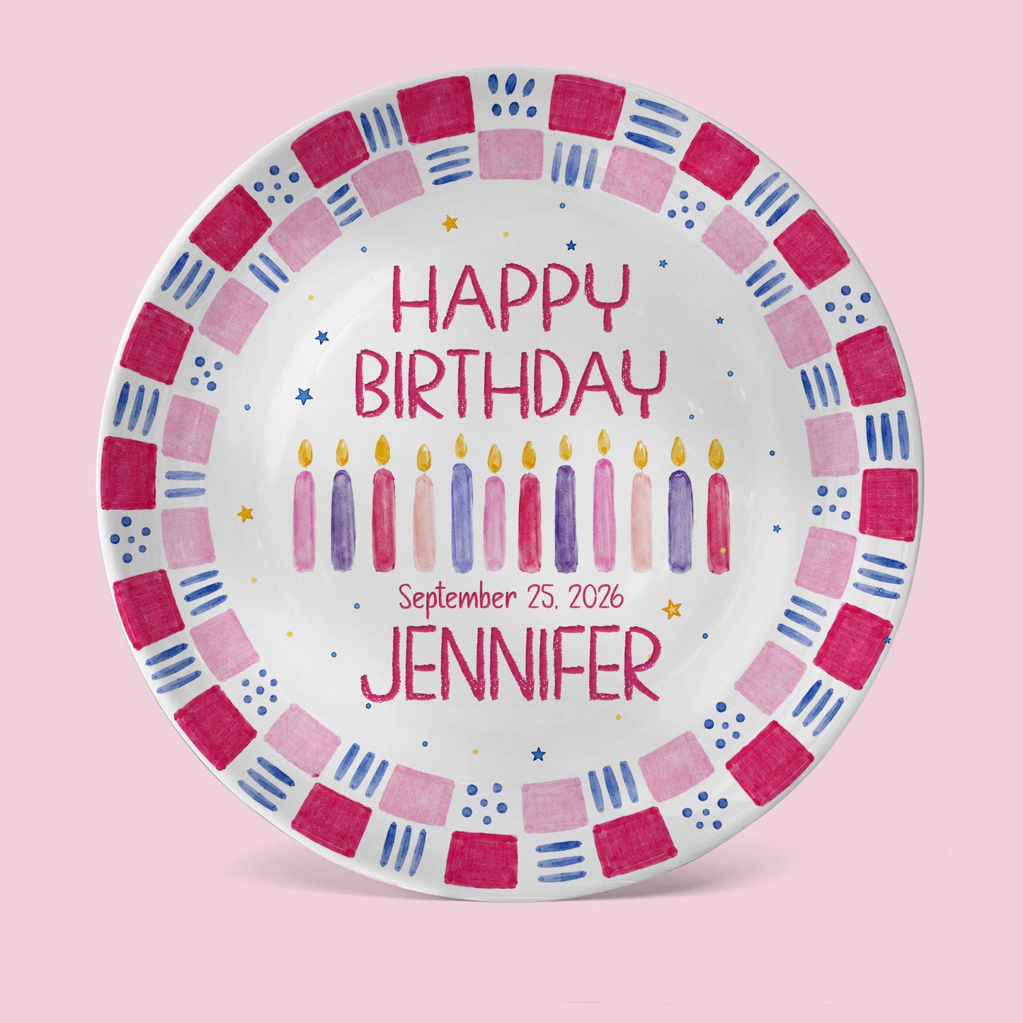 Grandchild Birthday Keepsake Personalized Birthday Plate P626EN4TT