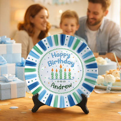 Personalized Birthday Plate Gift P412K3D0