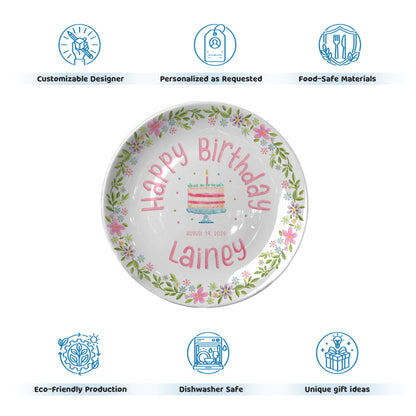 Personalized Birthday Plate Gift P311NNF0