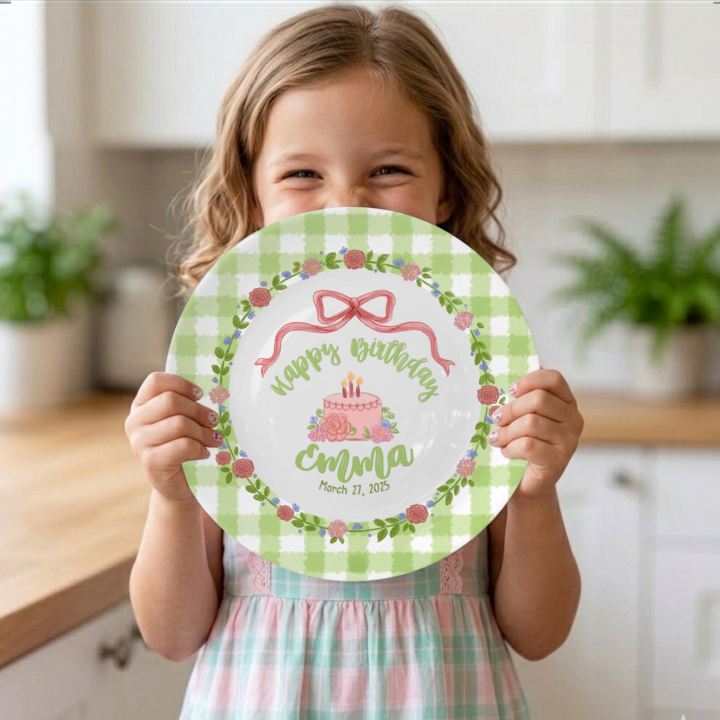 Personalized Birthday Plate Gift P16YEE0
