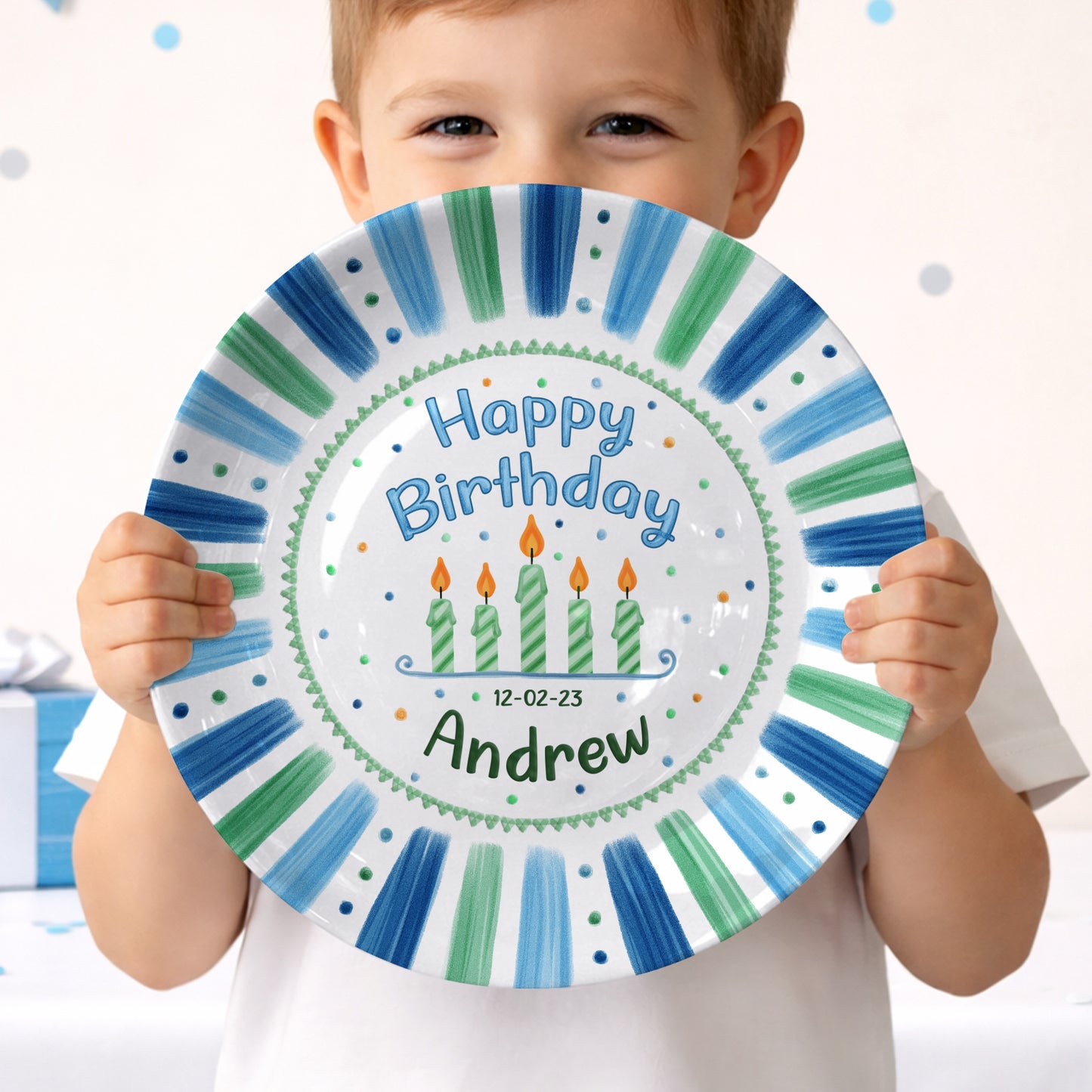 Personalized Birthday Plate Gift P412K3D0