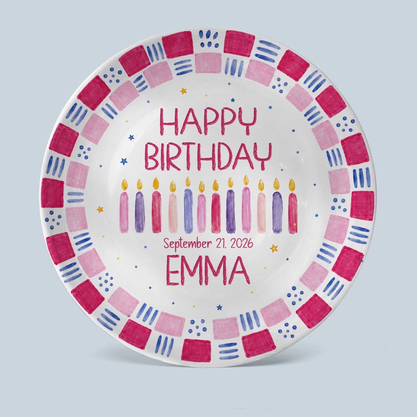 Grandchild Birthday Keepsake Personalized Birthday Plate P626EN4TT