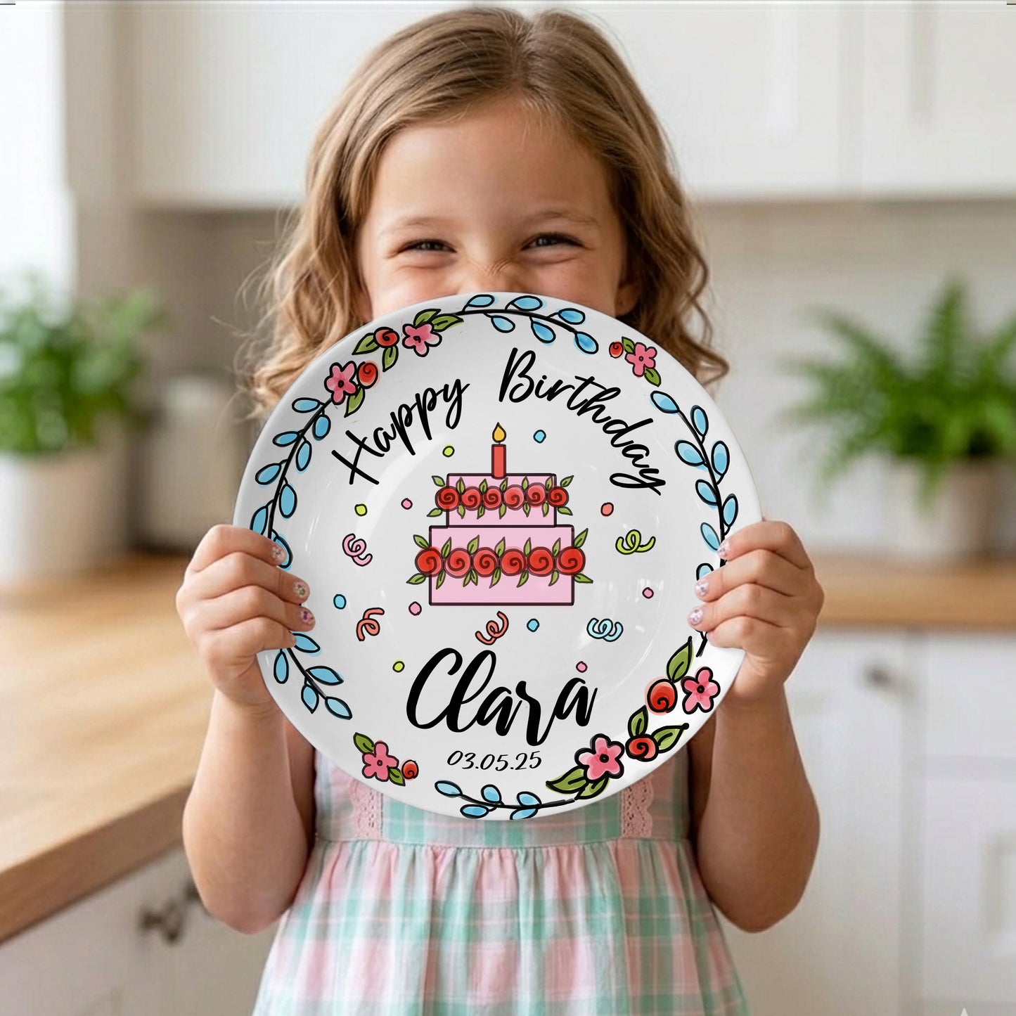 Personalized Birthday Plate Gift P85FRS0