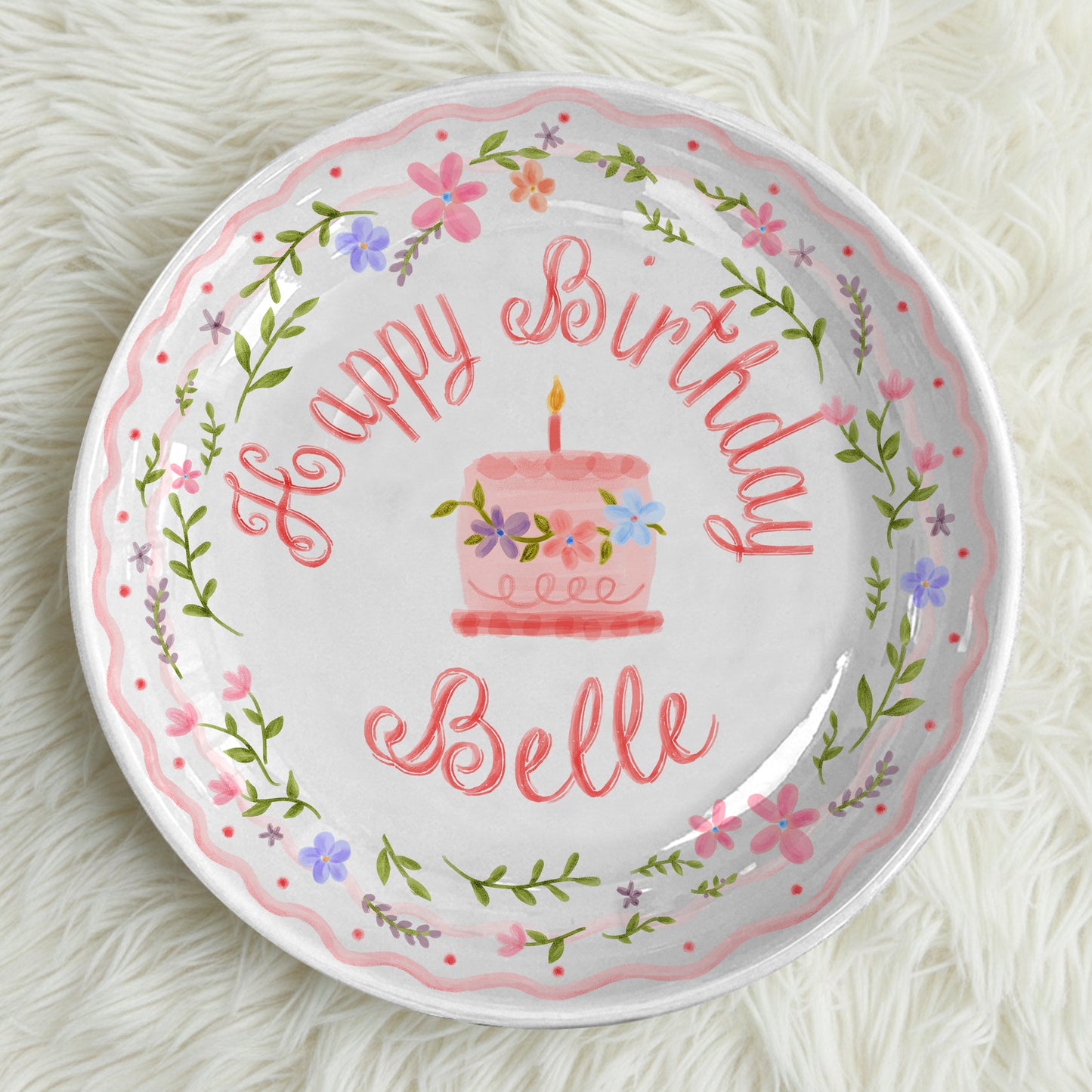 Personalized Birthday Plate Gift P123CPI0