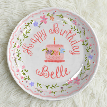 Personalized Birthday Plate Gift P123CPI0