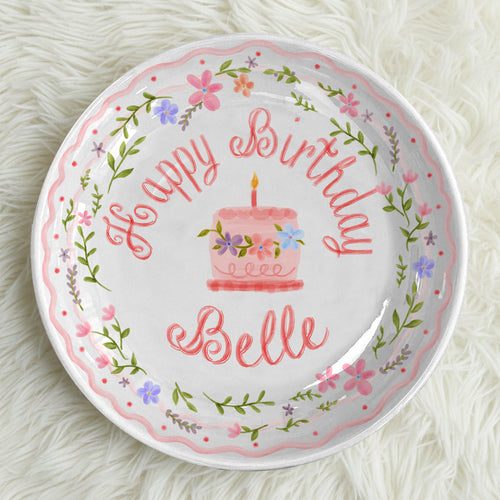 Personalized Birthday Plate Gift P123CPI0