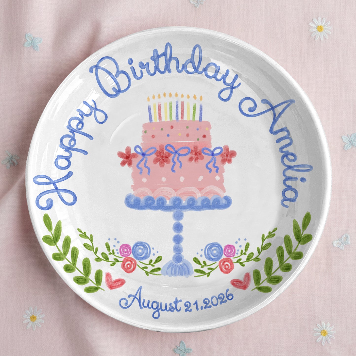 Personalized Birthday Plate Gift P3261XR0
