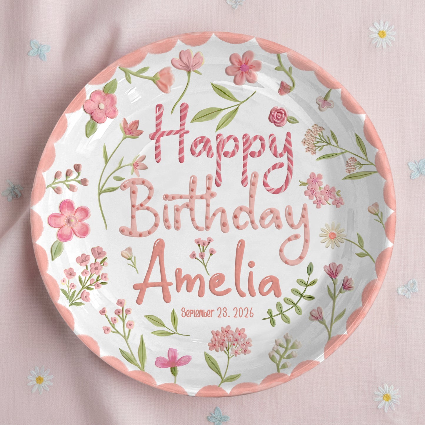 Personalized Birthday Plate Gift P3147CQ0