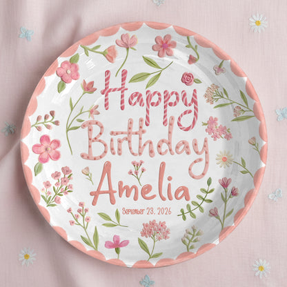 Personalized Birthday Plate Gift P3147CQ0