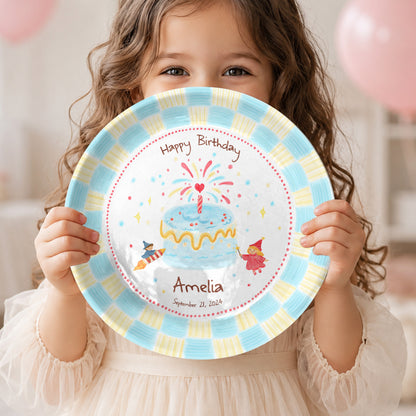 Fairy Princess Birthday Keepsake Personalized Birthday Plate for Girl P619WOT0