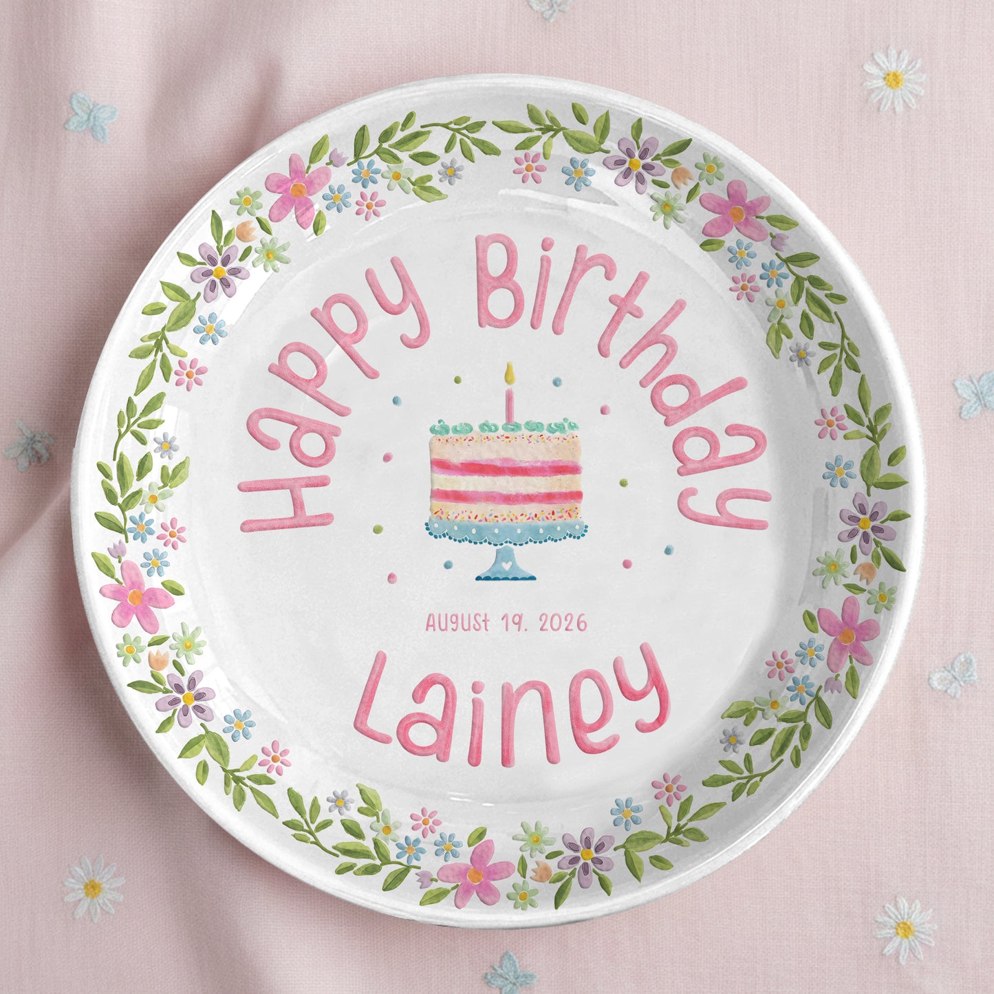 Personalized Birthday Plate Gift P311NNF0