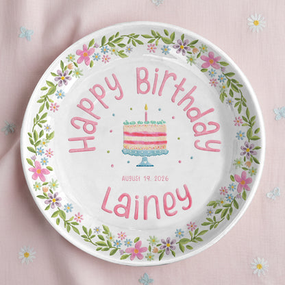 Personalized Birthday Plate Gift P311NNF0