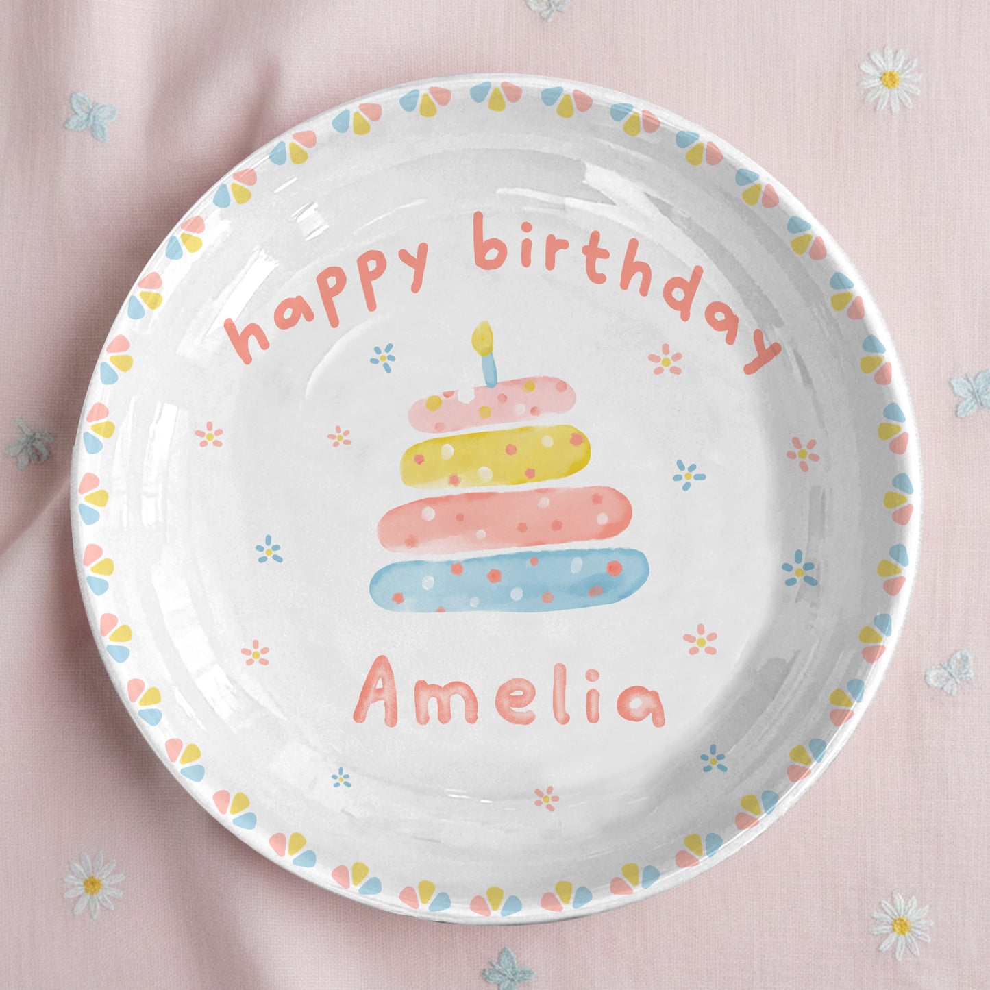 Personalized Birthday Plate Gift P925ATA0