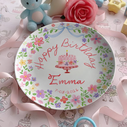 Personalized Birthday Plate Gift P228WUD0