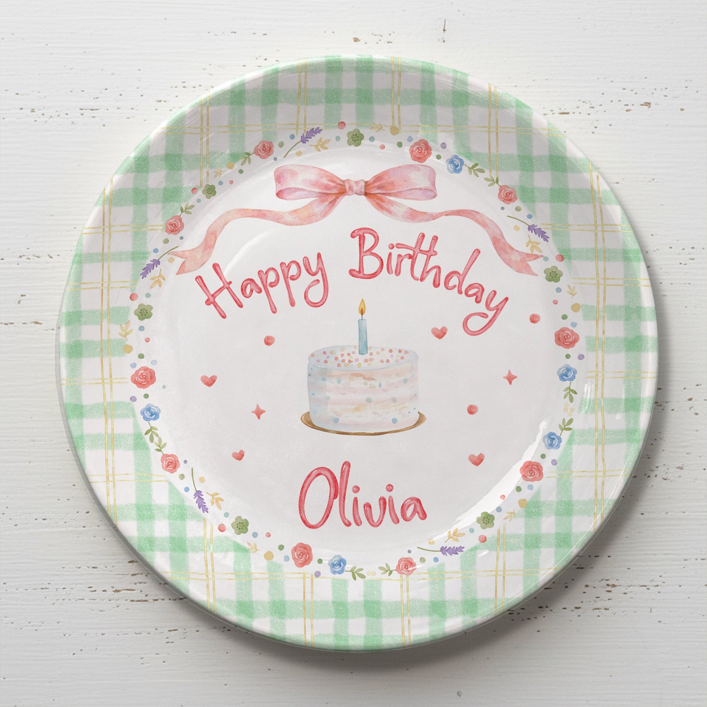 Personalized Birthday Plate Gift P19ABL0