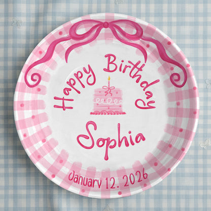 Personalized Birthday Plate Gift P226JYL0