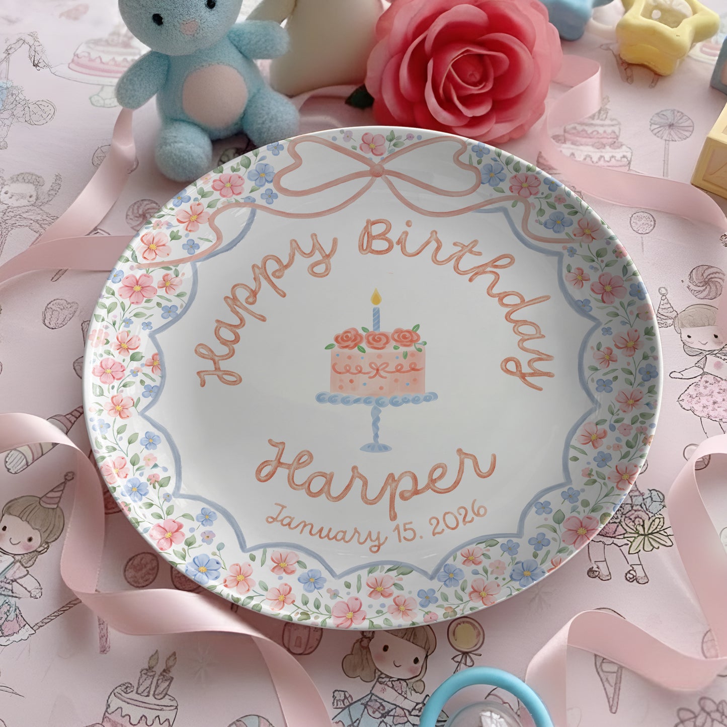 Personalized Birthday Plate Gift P228EAZ0