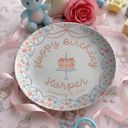 Personalized Birthday Plate Gift P228EAZ0