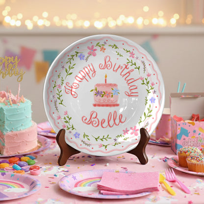 Personalized Birthday Plate Gift P123CPI0