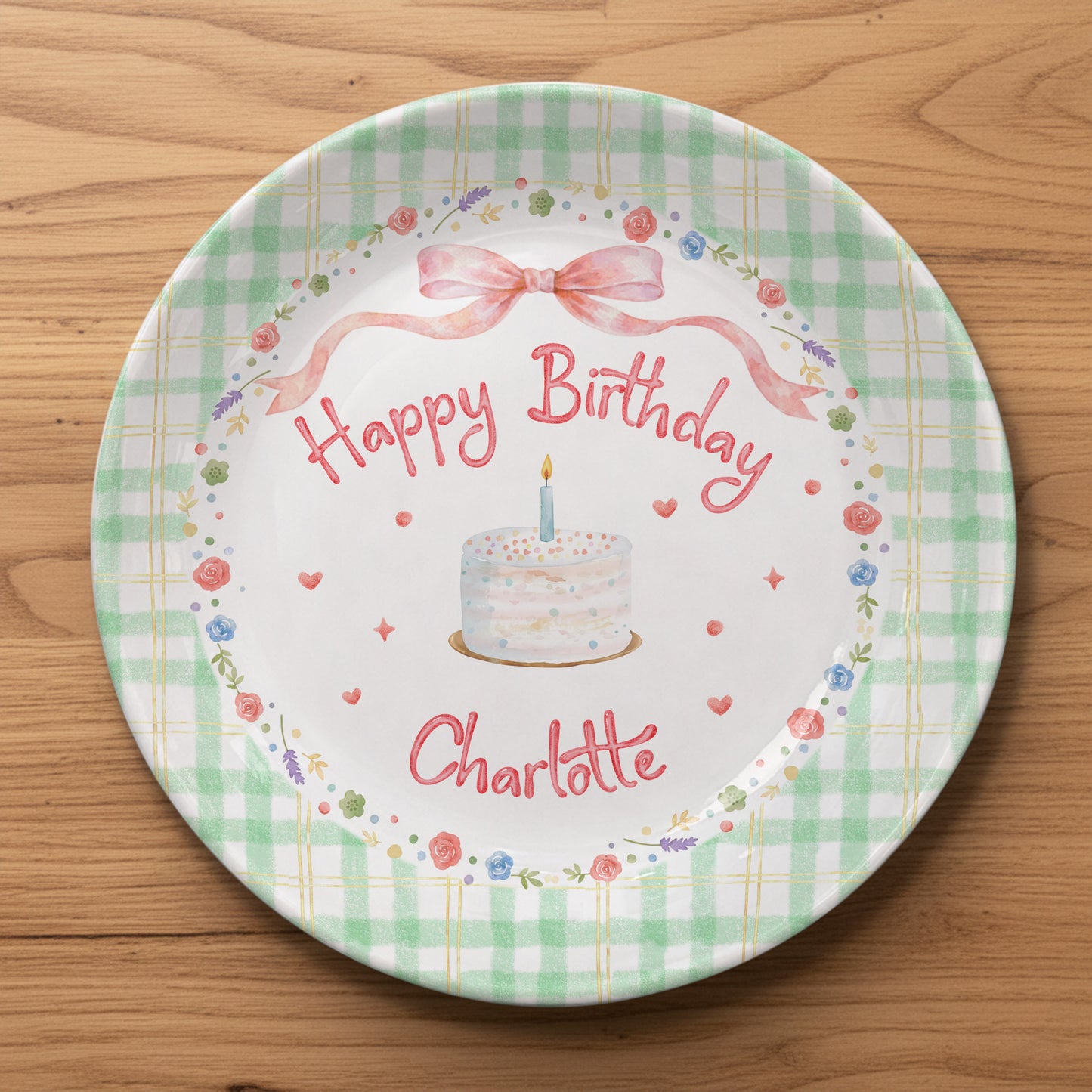 Personalized Birthday Plate Gift P19ABL0